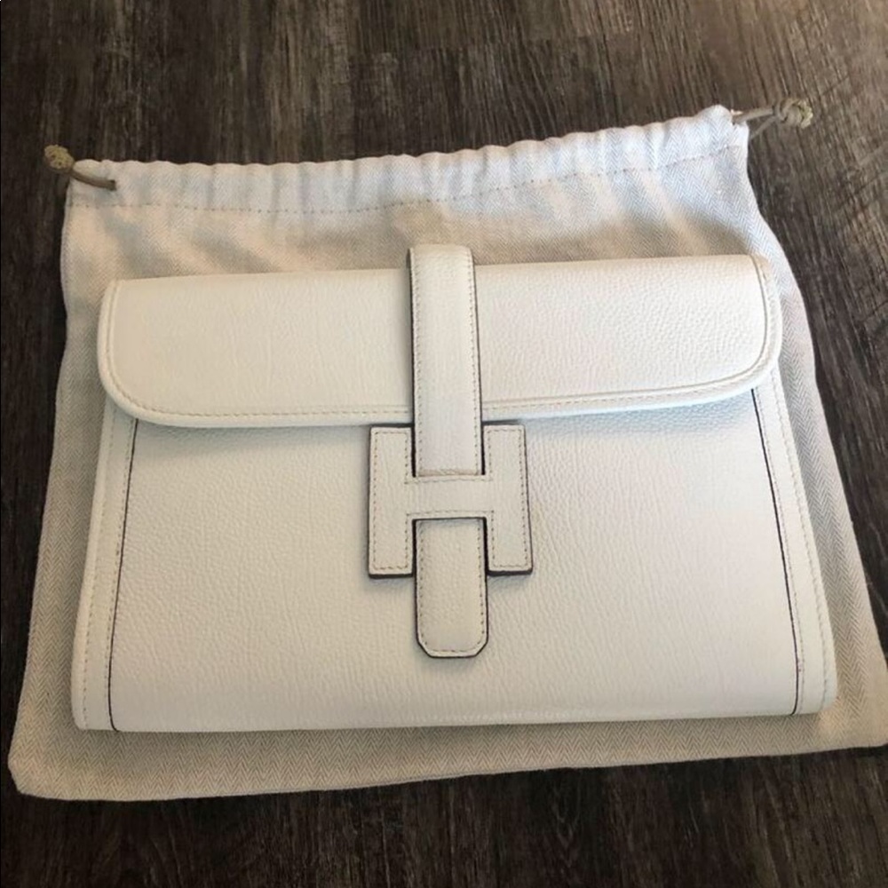 Hermès clutch.